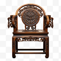 图钉写实图片_木头座椅元素立体免抠图案