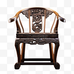 座椅装饰图片_木头座椅元素立体免抠图案