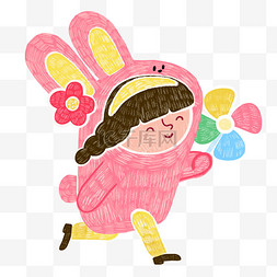 六一儿童妆容图片女孩