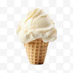 原味冰淇淋元素立体免抠图案