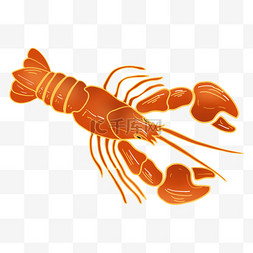 水产海鲜活虾龙虾图片_海鲜龙虾设计