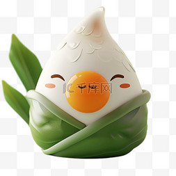 端午节可爱的蛋黄粽子设计图