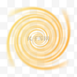 彩色旋涡图片_黄色螺旋旋涡免抠元素