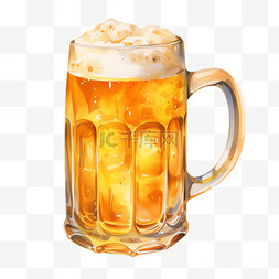 啤酒酿制图片_啤酒可口元素立体免抠图案