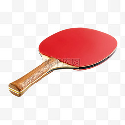 奥运会赛事红色乒乓球拍乒乓球元
