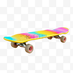 奥运会3D滑板彩色滑板元素