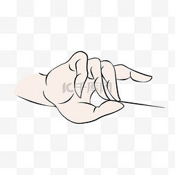 简笔画中医针灸免抠素材
