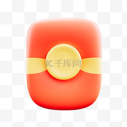 3D充气立体年货节红包奖品促销免抠元素