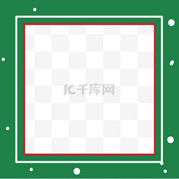 圣诞节矢量边框免抠素材