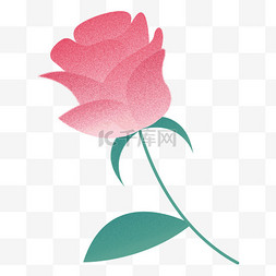 情人节噪点玫瑰花图片