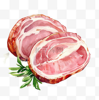 牛肉水彩画图片-牛肉水彩画图片素材免费下载-千库网