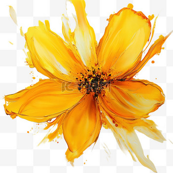油彩画　【花】　抽象 高清抽象立体彩色玫瑰花油画无框画图片下载_红动中国