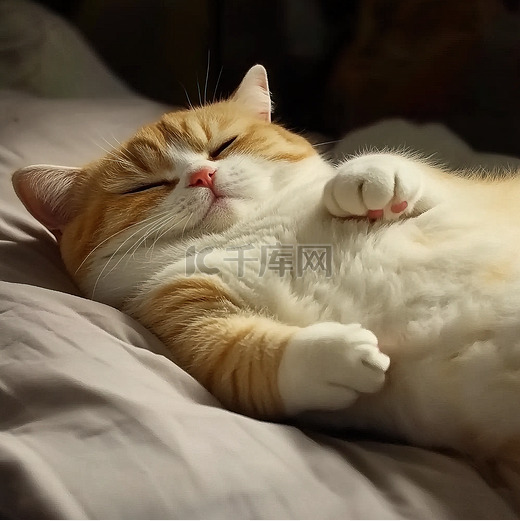 橘猫慵懒头像素材图片免费下载-千库网