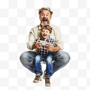 老爸笑话正在加载请稍候素材图片免费下载-千库网