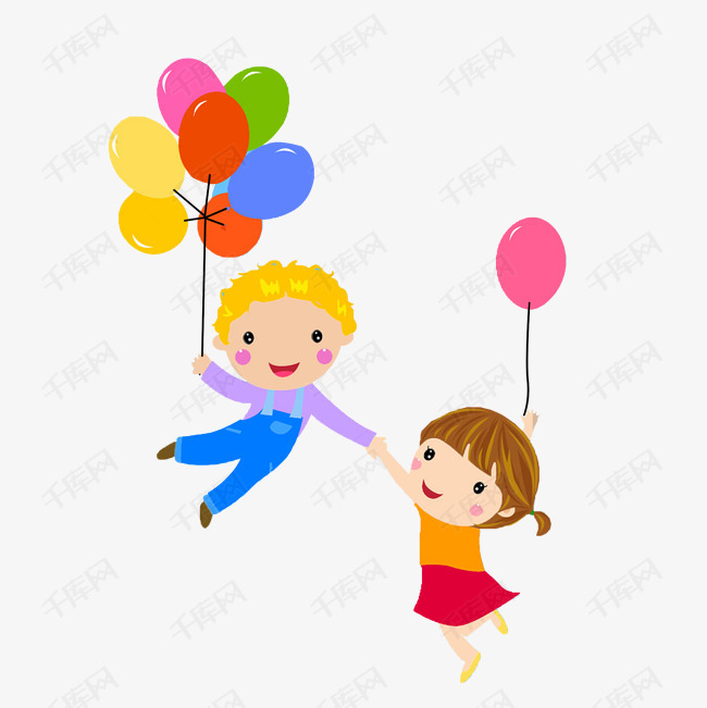 儿童节儿童节日手绘插画