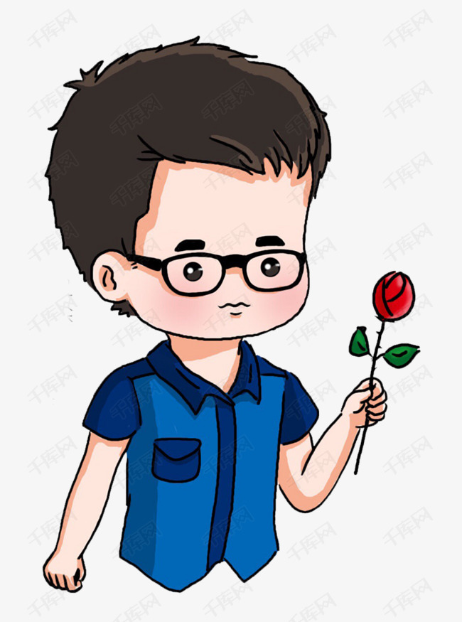 情人节送花的少年