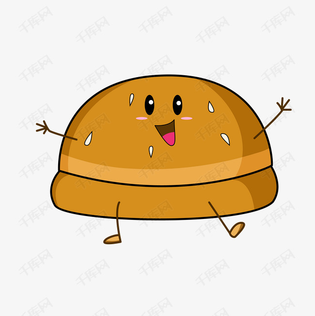 小清新可爱q版面包