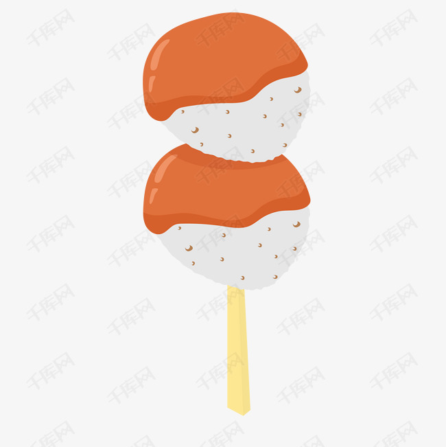 油炸丸子美食免抠