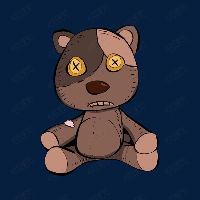 中元节表情包僵尸熊静坐