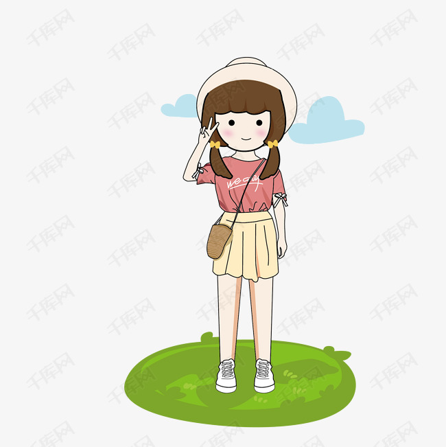 手绘女生白色字母的珊瑚t恤服装搭配