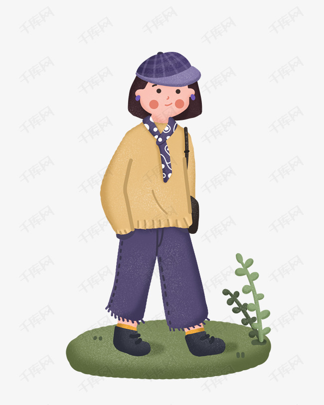 秋装冬装女孩日常时尚搭配