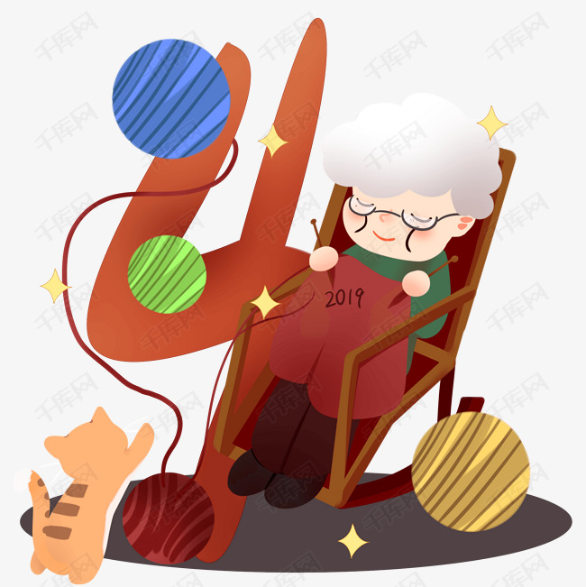 年猫咪毛线的素材免抠                                卡通人物形象