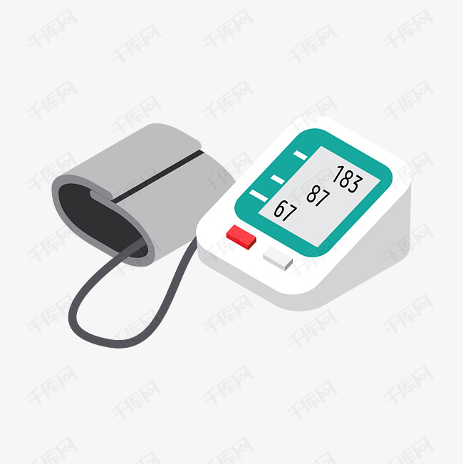 矢量手绘卡通血压器素材图片免费下载_高清psd_千库网(图片编号