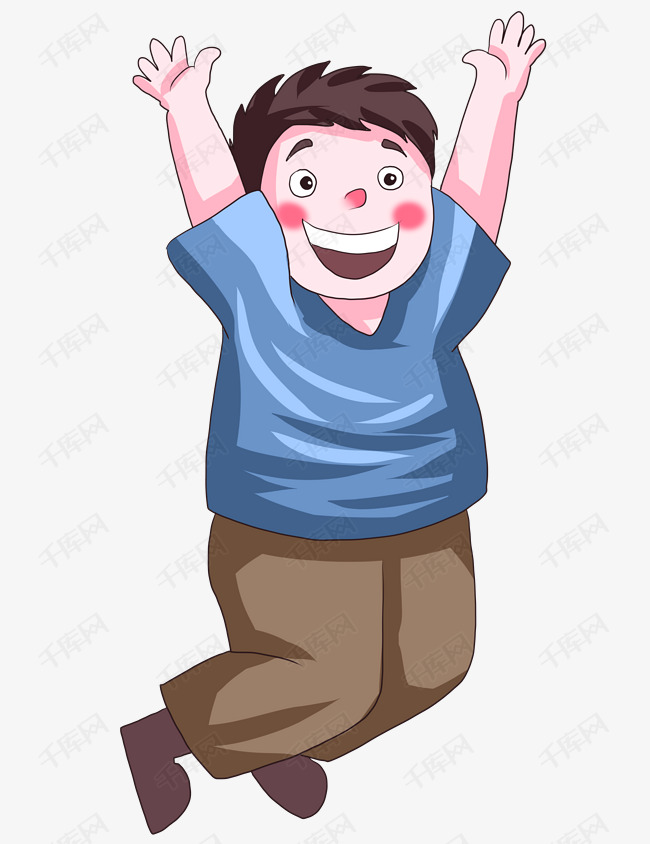 可爱卡通男生手绘漫画人物素材图片免费下载_高清psd_千库网(图片编号