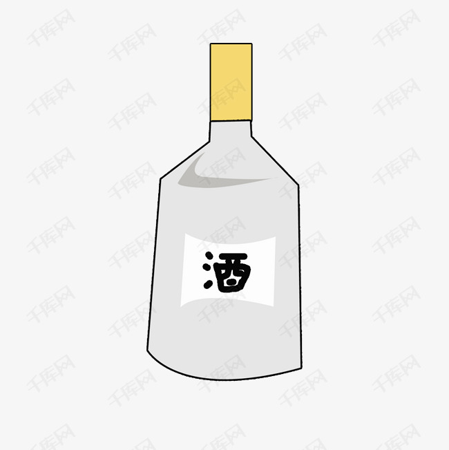 酒装饰图案老白酒