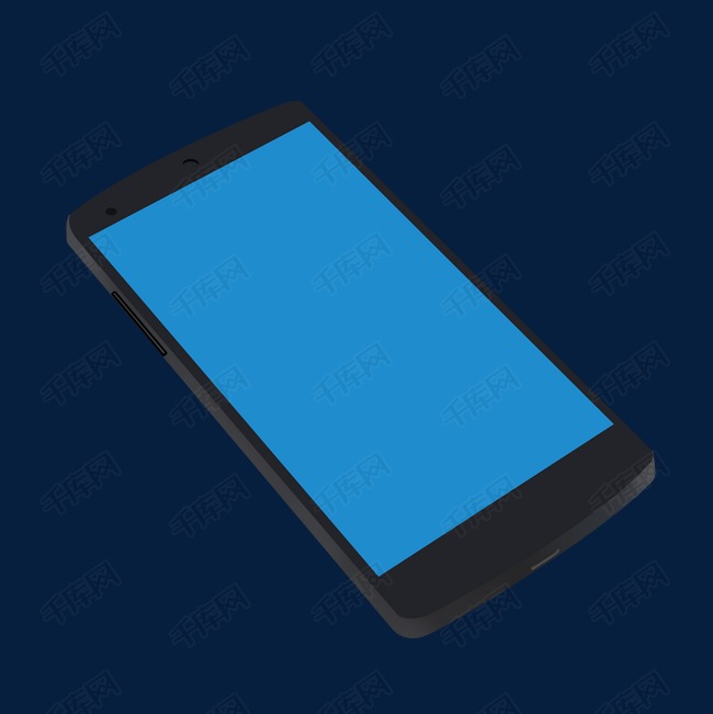 黑色写实手机模型psd透明底素材图片免费下载_高清psd_千库网(图片