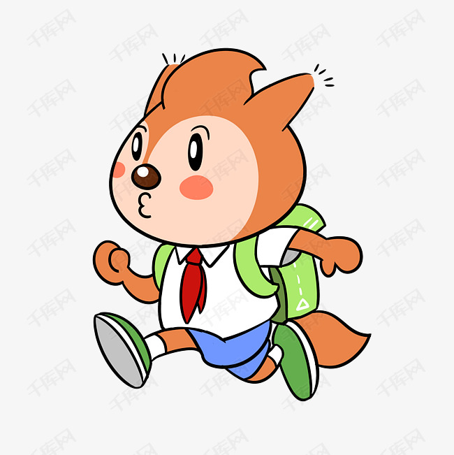 卡通说话人物  上学人物  上学孩子  动物