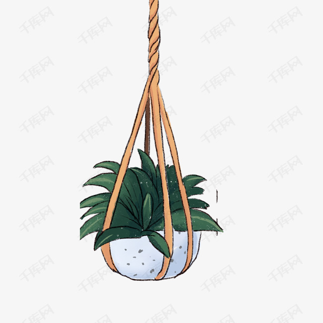 卡通吊篮png下载