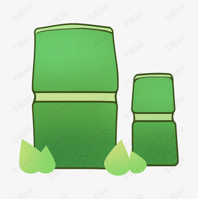 扁平化banner  创意设计logo  二维码创意设计  圆鼓鼓的竹节