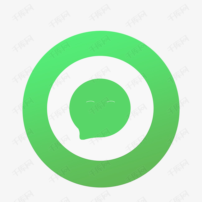 卡通微信信息图标