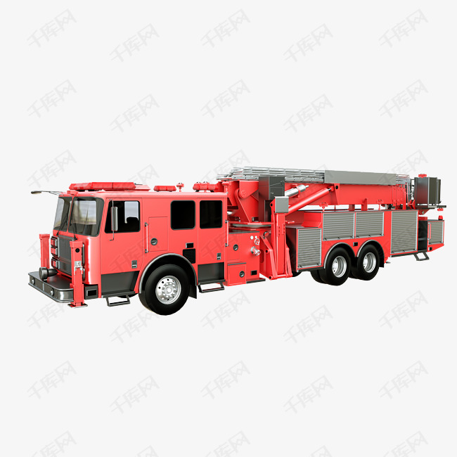 大型消防车素材图片免费下载 高清装饰图案psd 千库网 图片编号