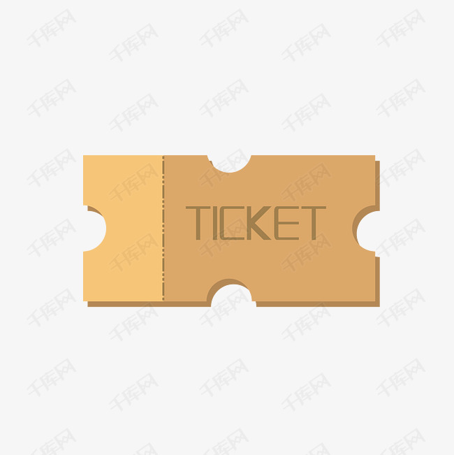 卡通奖券png下载