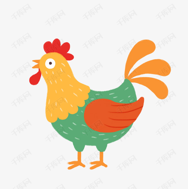 09发布,千库图片素材频道为卡通公鸡矢量图下载png图片提供免费下载