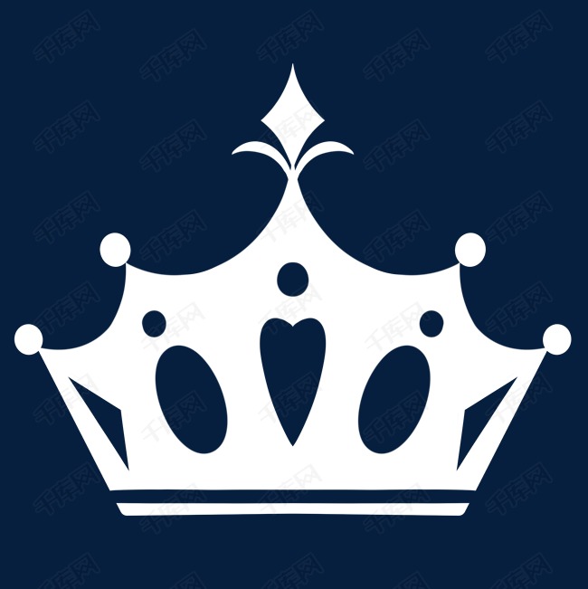 透明金属白色皇冠素材图片免费下载-千库网