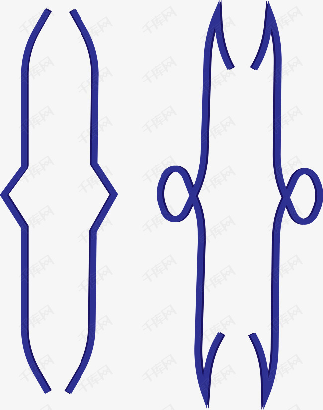 矢量阴影彩色括号