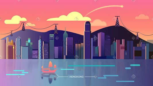 楼宇插画-楼宇插图-楼宇图片素材-千库网