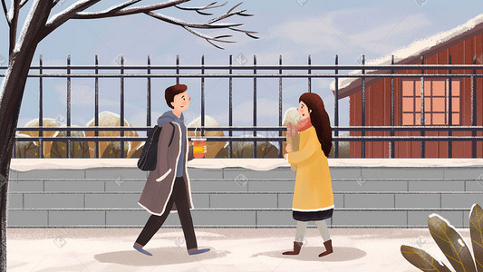 邂逅相遇插画-邂逅相遇插图-邂逅相遇图片素材-千库网