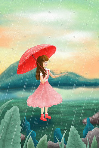 雨天送伞图片_雨天送伞素材-雨天送伞图片大全-千库网