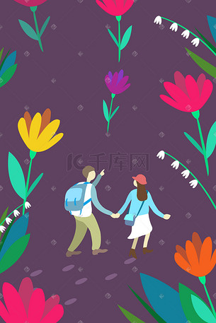 秘密花园插画-秘密花园配图-千库网