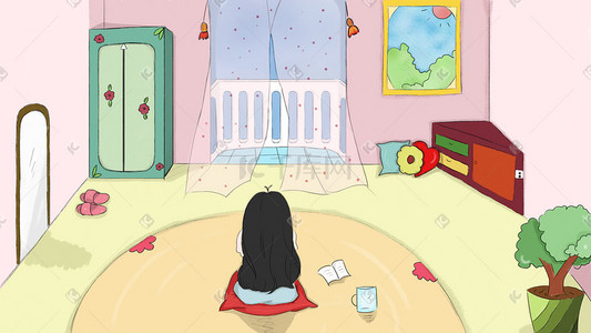 一个人望着窗外发呆的日子里