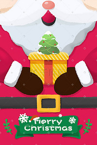 圣诞汽车广告插画图片_圣诞节圣诞圣诞老人圣诞贺卡圣诞快乐圣诞