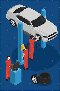 电话维修图标插画-电话维修图标配图-千库网