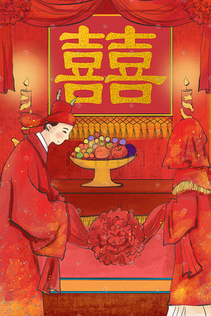 情人节古风主题之古代拜堂场景520