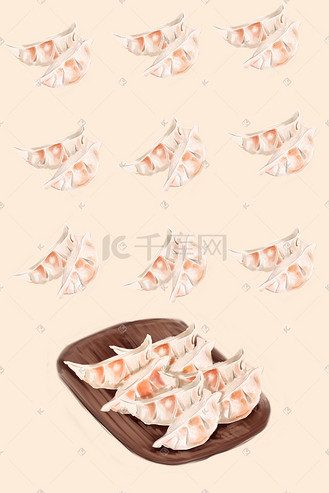 插画美食煎饺元素插画个人vip和企业vip免费下载免抠元素手绘火锅串串