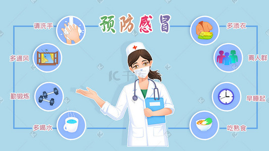 医疗健康健康插画图片_医疗医学健康保健科普医学急救常识知识人体