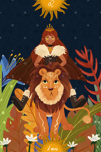 卡通十二星座之金牛座女孩动图gif